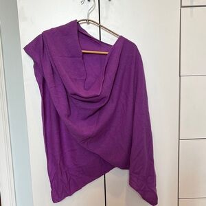 Purple Cashmere Shawl Wrap